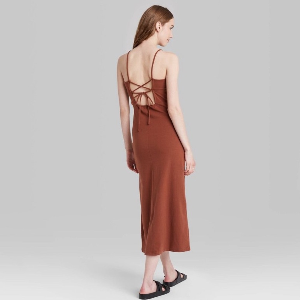 Wild Fable Sleeveless Tie-Back Dress